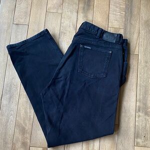 Harley Davidson Black Relaxed Fit Heavy Denim Jeans Men’s Size 40 by 32 Biker